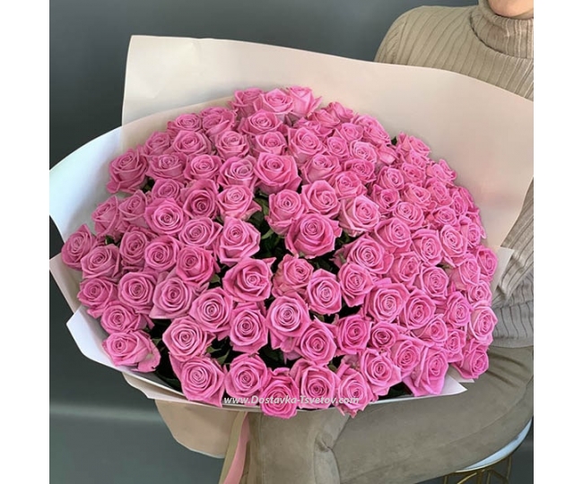 Букет цветов "Розовая Пантера"