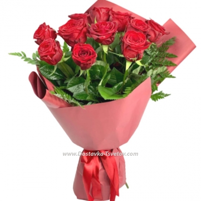 Roses Bouquet of red roses "Elizabeth II" Roses Bouquet of red roses "Elizabeth II"