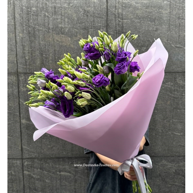 Цветы Фиолетовая эустома "Розмарин"