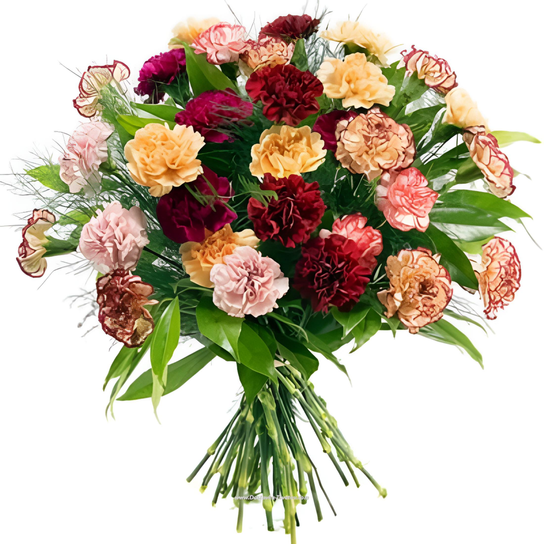 Букет из розовых гвоздик "Каскад" Гвоздики Букет из розовых гвоздик "Каскад"