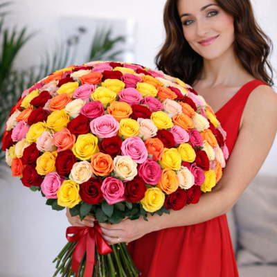 Кенийская роза "Жаркий Поцелуй"