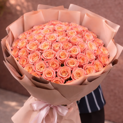 51 розовая роза "Анна Карина"