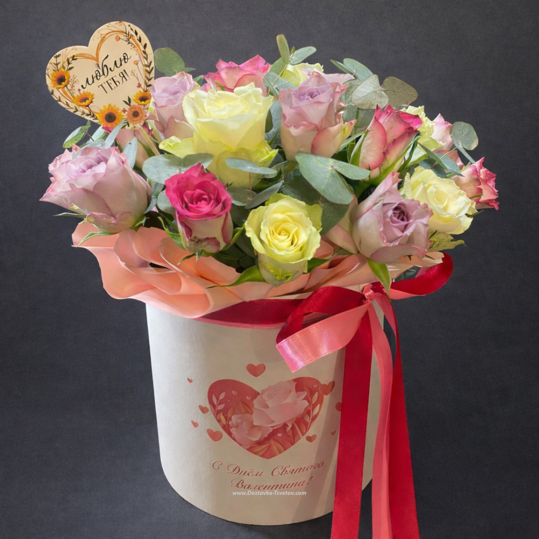 Розы 25 кенийских роз "Любимой"