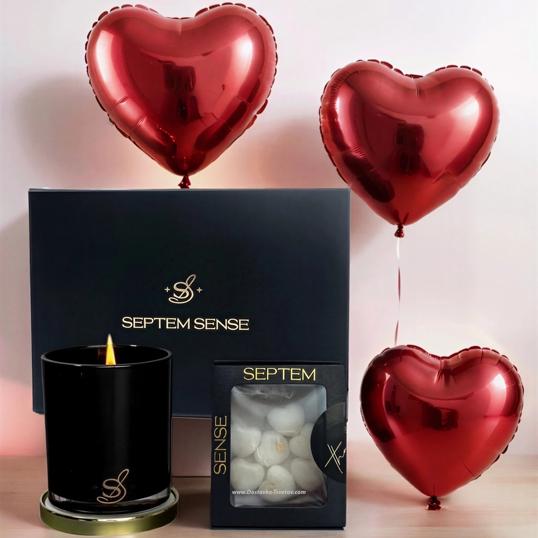Подарки Набор Премиум Свеча и Аромасаше