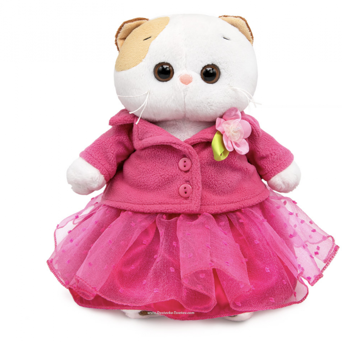 Мягкие игрушки Ли-Ли в жакете с цветком и юбке