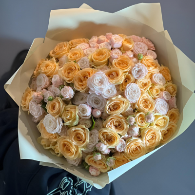 Букет роз микс "Карибы"