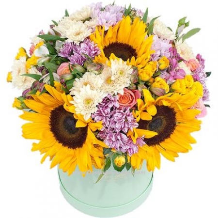 Sunflowers Микс цветов "Коробочка Лета" Sunflowers Микс цветов "Коробочка Лета"