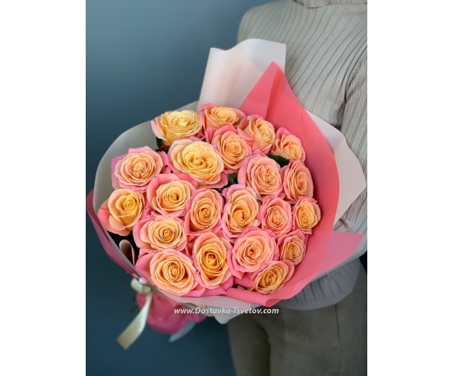 Розы Нежный букет "Розовая Мечта"