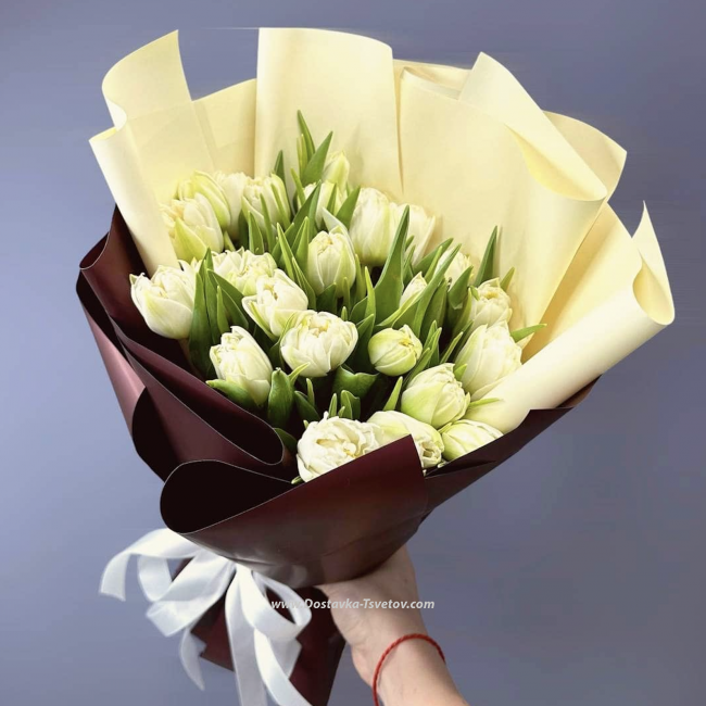 Цветы Пионовидные тюльпаны "Парижский Шик"