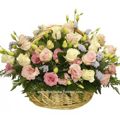 Flowers Корзина-микс "Шёпот Прибоя" Flowers Корзина-микс "Шёпот Прибоя"