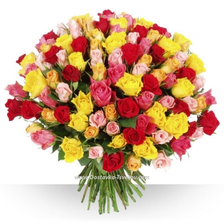 Colorful bouquets Кенийская роза "Жаркий Поцелуй" Colorful bouquets Кенийская роза "Жаркий Поцелуй"