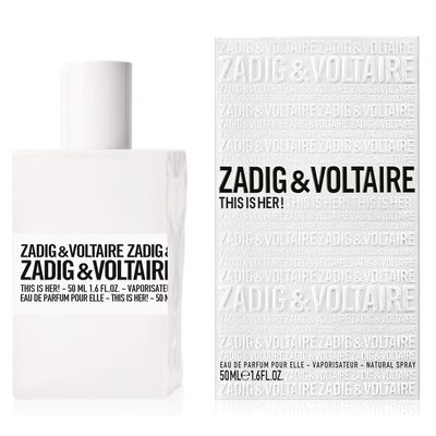Парфюмерия Туалетная вода ZADIG&VOLTAIRE THIS IS HER 50 мл Парфюмерия Туалетная вода ZADIG&VOLTAIRE THIS IS HER 50 мл