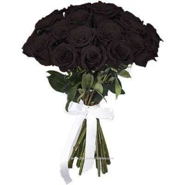 Цветы Чёрный букет "Нуар"