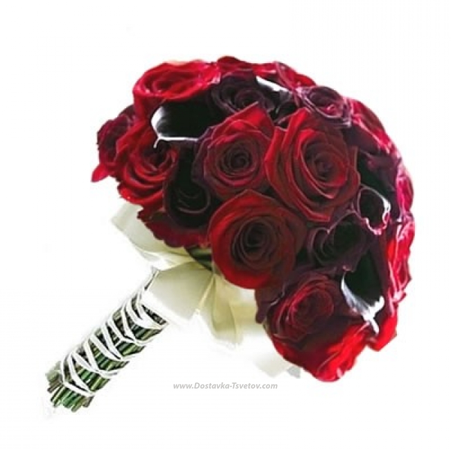 Красные Розы Букет роз невесте "Талисман"