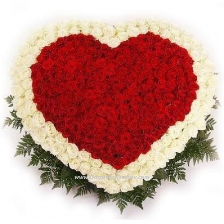 101 roses and more Композиция из роз "Сердце" 101 roses and more Композиция из роз "Сердце"
