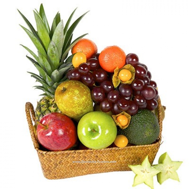 Корзина с фруктами Корзина с фруктами "Малибу"
