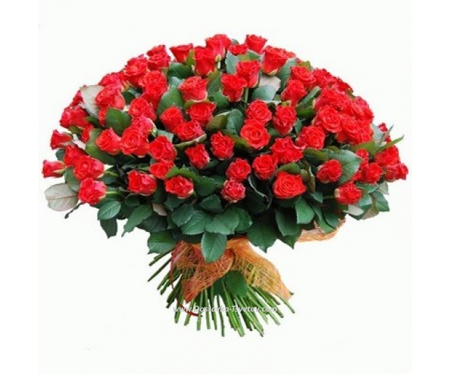 Красные розы 40 см "Волшебство"