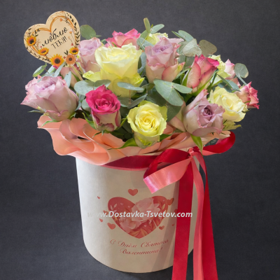 25 кенийских роз "Любимой"