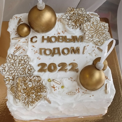 Авторский торт "Новогодняя История"